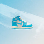 Air Jordan 1 Retro High OG 'UNC Reimagined' (TD) - Dark Powder Blue/Sail