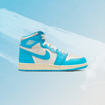 Air Jordan 1 Retro High OG 'UNC Reimagined' (GS) - Dark Powder Blue/Sail