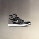 Air Jordan 1 Retro High OG 'Satin Shadow' (PS) - Black/Medium Grey/White