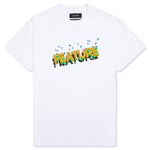 Block Tee - White