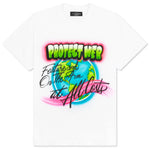 Feature x On The Arm Airbrush Tee - White