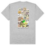 Frogman 2 Tee - Heather Grey