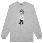 Make it Scream L/S Tee - Heather Grey