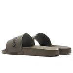 Slide Flat Sandals - Khaki