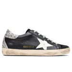 Women's Super-Star Sneakers - Black/White/Silver