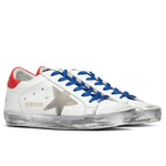 Women's Super-Star Sneakers - White/Ice/Red