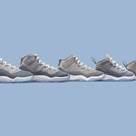 Air Jordan 11 Retro Infant "Cool Grey" - Medium Grey/White