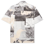 HP Cut Out Bowling Shirt - Grey