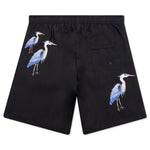 Nylon Printed Swimshorts - Black Herons