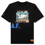 S/S T-Shirt ES OS Heron A.F. - Black/Blue