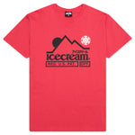 At The Top S/S Tee - Claret Red