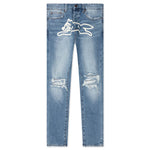 Cream Jean - Blue