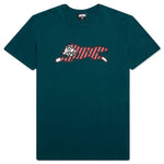 Yikes Stripes S/S Tee - Deep Teal