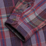 Hemi Oversized Shirt - Elderberry Check