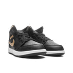 Jordan 1 Mid (PS) - Black/Metallic Gold/White