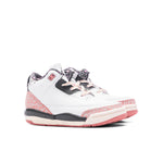 Air Jordan 3 Retro (TD) 'Vintage Floral' - White/Anthracite/Red Stardust