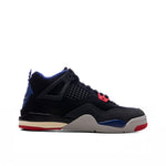 Air Jordan 4 Retro 'Rare Air' (PS) - Black/Fire Red/Deep Royal Blue
