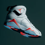 Air Jordan 7 Retro White Infrared - White/Crimson/Black