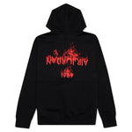 AJ4 FLC Pullover Hoodie - Black/University Red