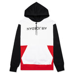 AJ4 Graphic Fleece Pullover Hoodie - White/Black