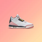 Jordan 3 Retro (PS) 'Vintage Floral' - White/Anthracite/Red Stardust
