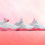 Air Jordan 5 Retro (PS) - White/Pinksicle/Safety Orange
