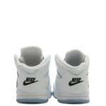 Air Jordan 5 Retro 'White Metallic' (TD) - White/Black/Metallic Silver