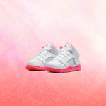 Jordan 5 Retro (TD) - White/Pinksicle/Safety Orange