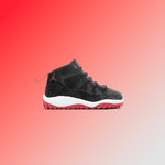Jordan 11 Retro (TD) 'Bred Velvet' - Black/Gym Red/White