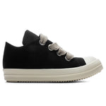 Jumbo Lace Puffer Low Sneaks - Black/Milk
