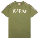 222 Banda Deto T-Shirt - Green Olive/Light Green