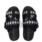 222 Banda Mitel 1 Sandals - Black/White