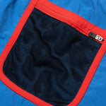 Kid's Authentic HB Ethan Swim Short - Royal Blue/Red