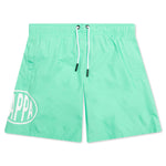 Kids Authentic Pop Emay Short - Green Spring/White