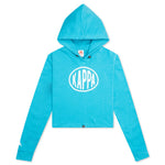 Women's Authentic Pop Elanta Hoodie - Green Sea/White