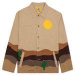 Desert Landscape Button Up - Brown