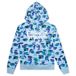 Faces Camo Hoodie - Blue