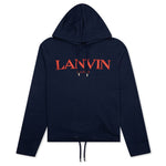 Embroidered Hoodie - Navy