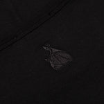 Embroidered Oversize Tee - Black