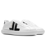 Glen Low Top Sneakers - White/Black