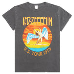 Led Zeppelin US Tour '75 Tee - Black Pigment