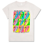 Rolling Stones 89 Tour Crew Tee - Off-White