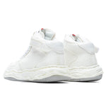 Wayne High OG Sole Washed Canvas Sneaker - White