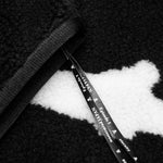 Fleece Jacquard Blouson - Black