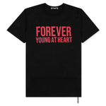 Forever Young At Heart T-Shirt - Black