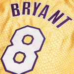 Kobe Bryant Los Angeles Lakers Reversible Jersey - Light Gold