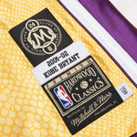 Kobe Bryant Los Angeles Lakers Reversible Jersey - Light Gold