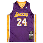 Kobe Bryant Los Angeles Lakers Reversible Jersey - Light Gold