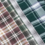7 Cuts Wide Flannel Shirt - Orange/Grey