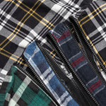 7 Cuts Zipped Wide Shirt - Black/Yellow